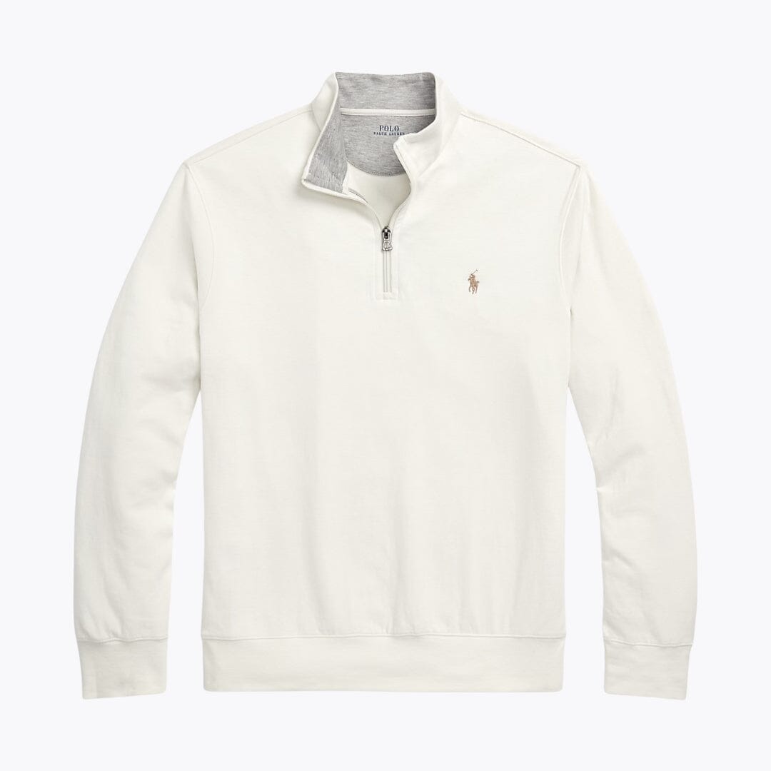 R.L Luxury Jersey Quarter-Zip Pullover
