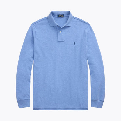 R.L Mesh Long-Sleeve Polo Shirt