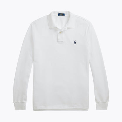 R.L Mesh Long-Sleeve Polo Shirt