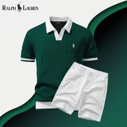 R.L Old Money Polo Shirt + Shorts Set