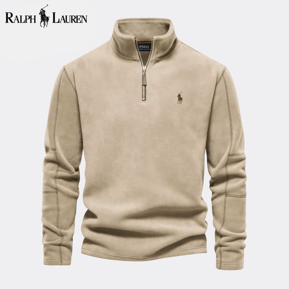 R.L Prestige Cable-Knit Wool Knit Sweater