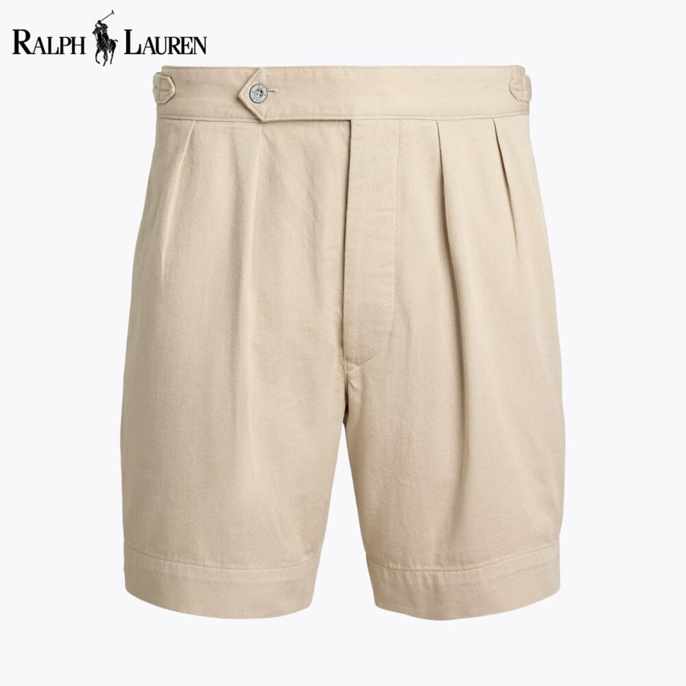 R.L Relaxed Fit Pleated Twill Short