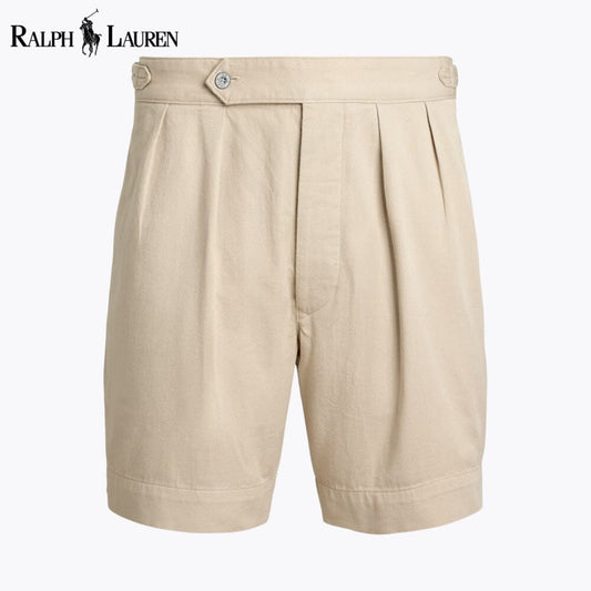 R.L Relaxed Fit Pleated Twill Short