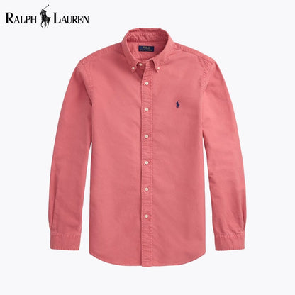 R.L Slim Fit Garment-Dyed Oxford Shirt