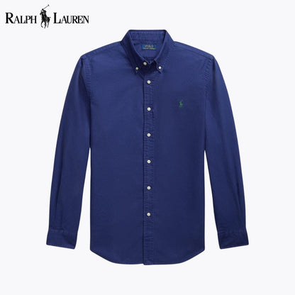 R.L Slim Fit Garment-Dyed Oxford Shirt