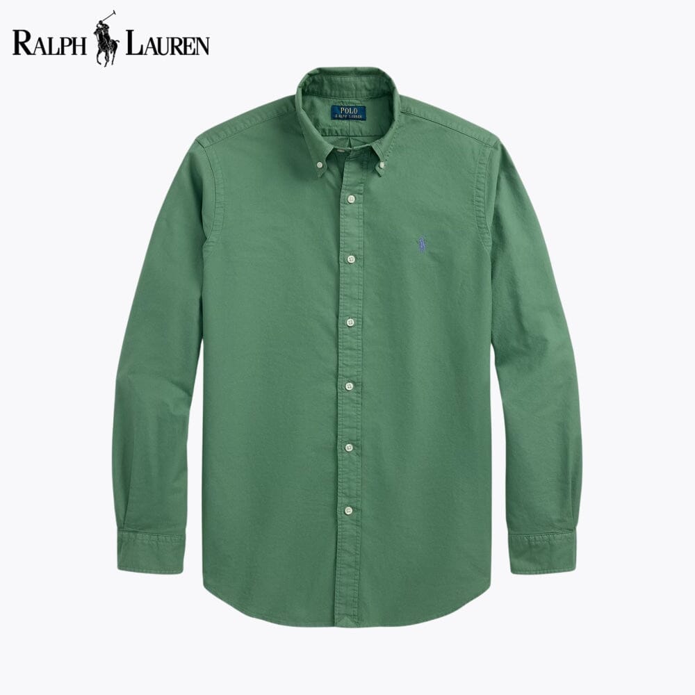 R.L Slim Fit Garment-Dyed Oxford Shirt