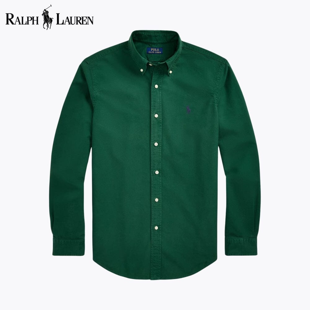 R.L Slim Fit Garment-Dyed Oxford Shirt