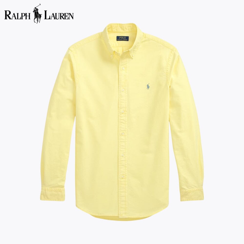 R.L Slim Fit Garment-Dyed Oxford Shirt