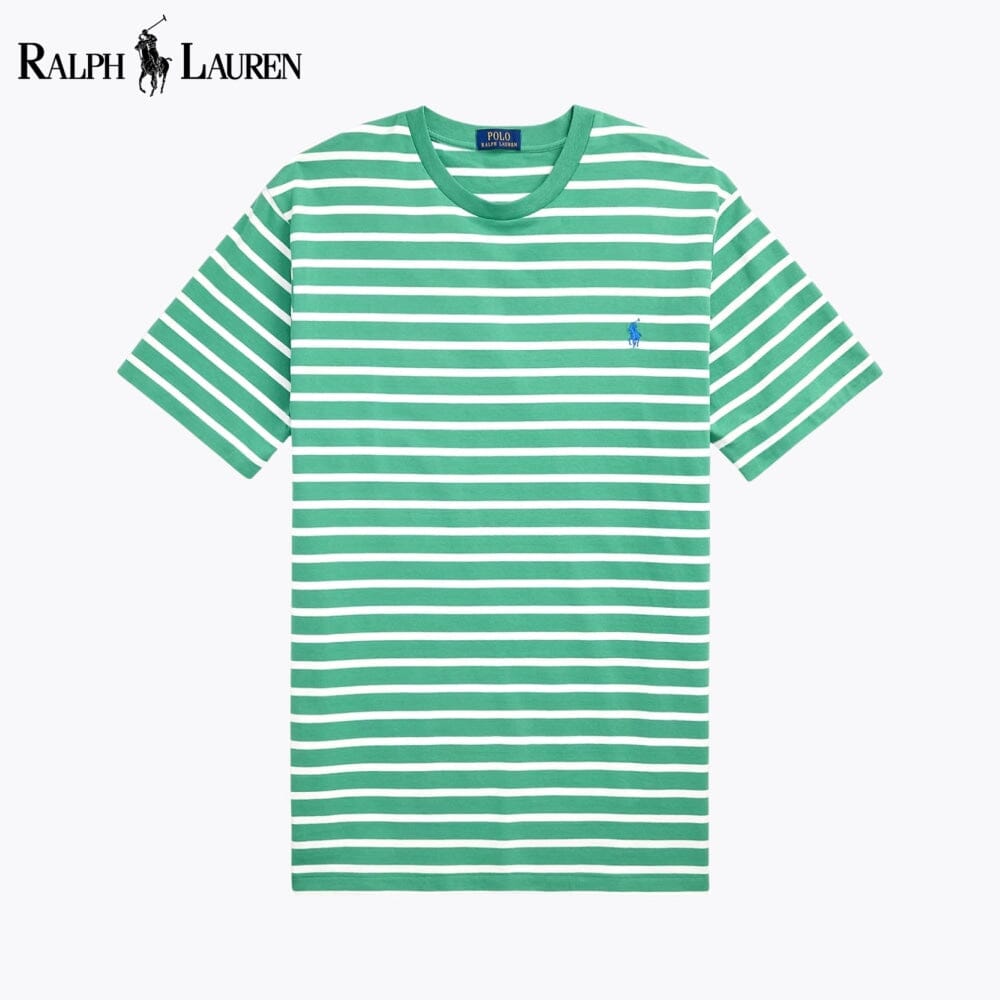 R.L Striped Jersey Crewneck T-Shirt