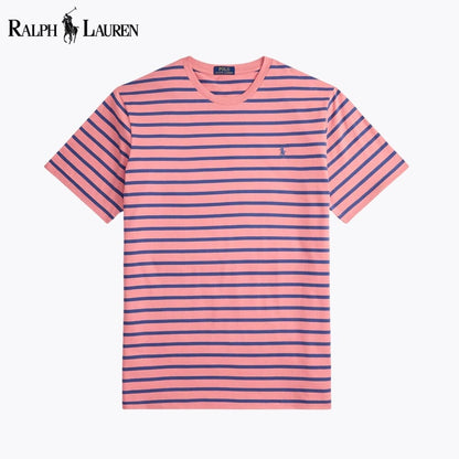 R.L Striped Jersey Crewneck T-Shirt