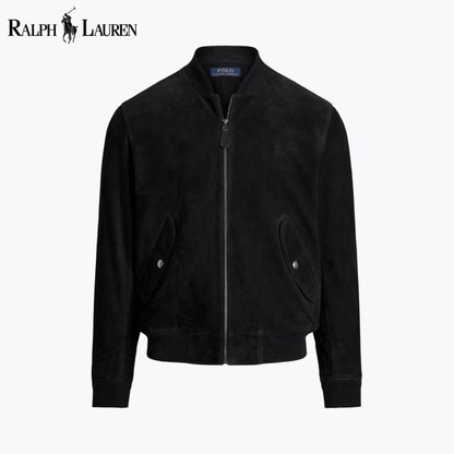 R.L Suede Bomber Jacket