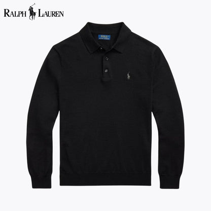 R.L Wool Polo-Collar Jumper