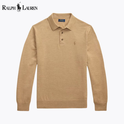R.L Wool Polo-Collar Jumper
