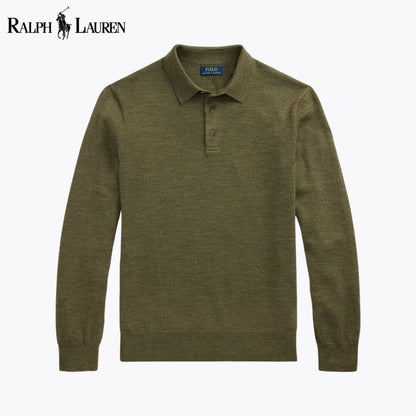 R.L Wool Polo-Collar Jumper