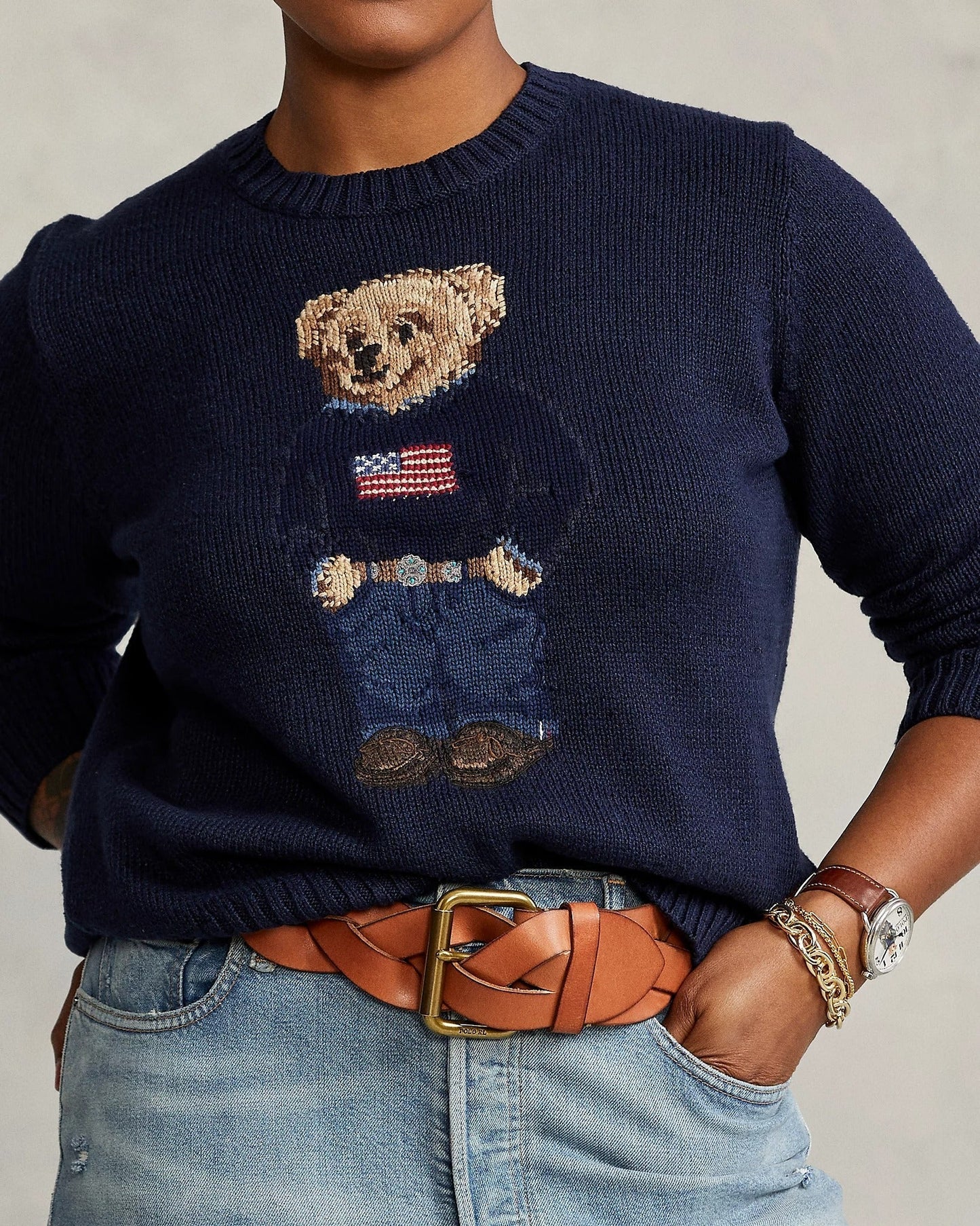 R.L Sweater | Linen Crew Neck